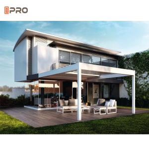 China Waterproof Aluminum Alloy Pergola Gazebo Louvers For Garden factory