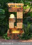 Glass Ball Sandstone Water Fountain