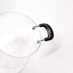 Microwave Heating Transparent Borosilicate Glass Soup Pot