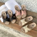 BS069 Amazon 2021 New Cross-Border Ladies Slippers Summer Flowers Vacation