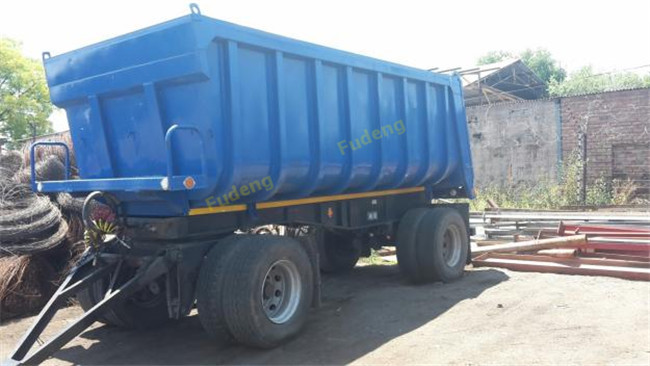 Farming Draw Bar Trailer With Turntable 20 - 50 Tons Loading Capacity