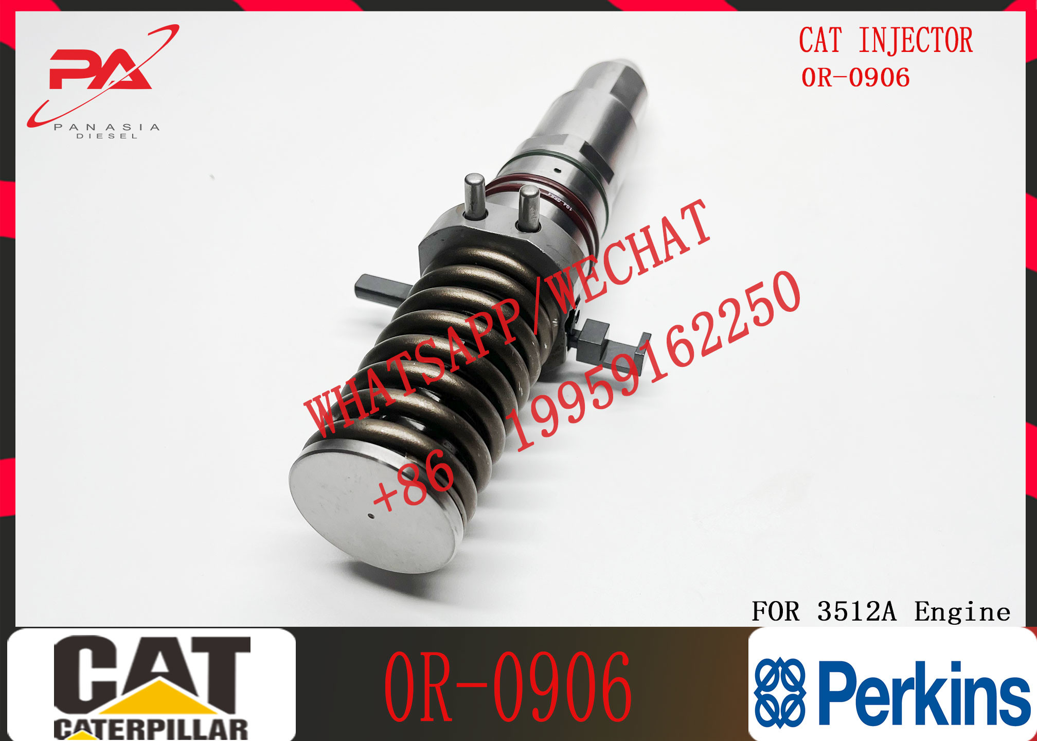 Common Rail Injector Assembly 111-3718 10R3053 6I-3075 7C-4184 0R-8338 0R-0906 7C-9576 7E-6048