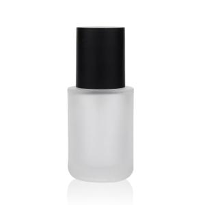 China 1oz Airless Liquid Foundation Bottles 30ml With Plastic Cap Pump factory