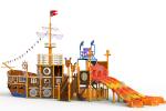 9M Height Rustproof Water Playground Equipment For Holiday Resorts