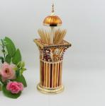 Shinny Gifts One Set Metal Tissue Box Toothpick Holder Fashion Carved Table