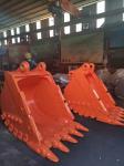 Antirust Big Excavator Rock Bucket Erosion Resistant Practical
