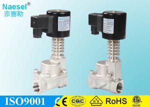 China NPT 3 / 4 &quot; Pilot Operated Solenoid Valve High Temperature 650 ℉ Fluid factory