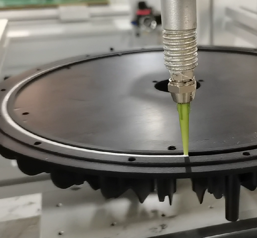 China Dispensing Silicone Bonding Agent Applicator with High Precision Control Technology and ±0.01mm Dispensing Accuracy on sale