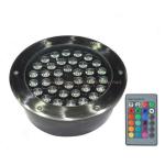 30cm Diameter Waterproof IP67 Roundquality waterproof inground led light 36W RGB