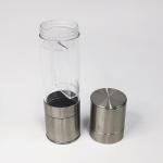 2 In 1 Plastic Jar 220mm 258g 80ml Stainless Steel Salt Grinder