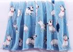 Colorful Soft Rotary Printed Flannel Print Blanket Korean Style Cute Cartoon