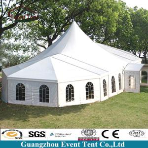China One Stop White High Peak Tent Fire Retardant Wtih Gardens Party Decorations factory