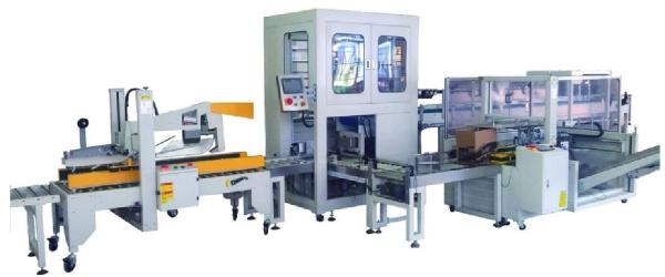 Drop Type Carton Opening And Sealing machine, Canning Production Line, High