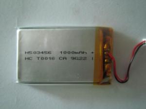 China High Discharge 3.7V Polymer Battery , Rechargeable Lithium Batteries factory