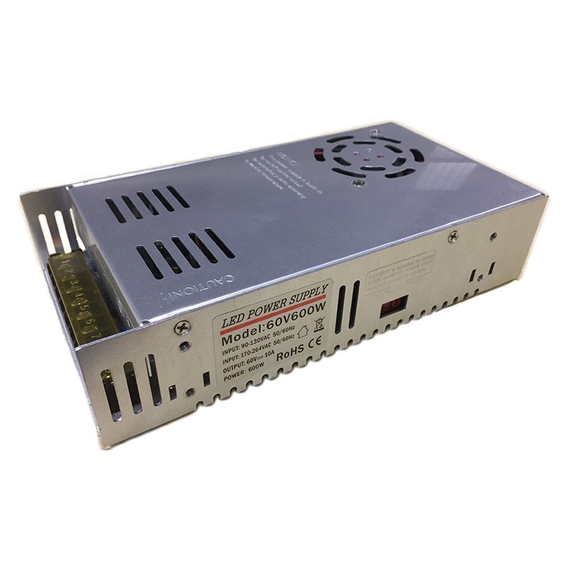 60v 600w Indoor power supply IP20 Transformer Adapter for LED Light