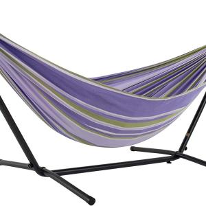 China Portable Free Standing Double Hammock With Stand For Outdoor Activity In Qingdao Port factory