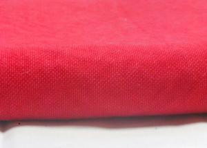 China 22OZ Garment Washed Canvas Fabric / High Density Fabric With Dyeing And Washed factory