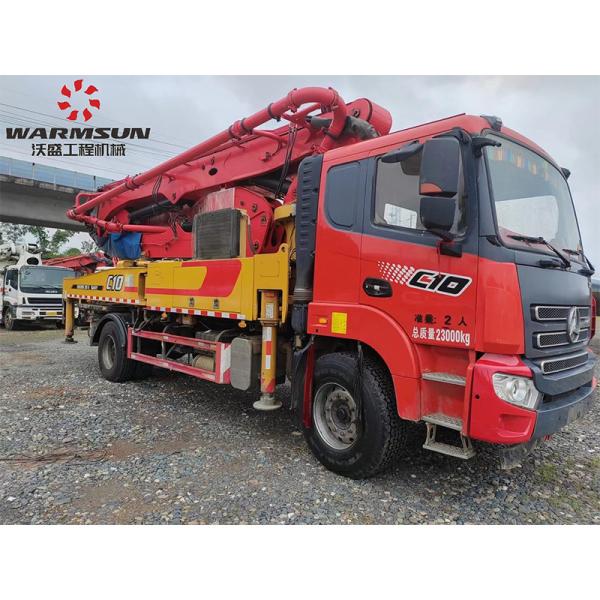 38-Meter Concrete Pump Truck with Max. Horizontal Conveying Distance of 38 M in