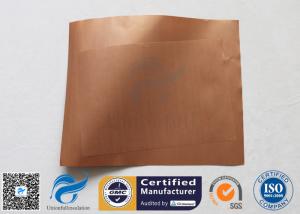 China Non Stick Silicone Baking Mat FDA PTFE Copper 33X40CM 0.2MM BBQ Grill Mat factory