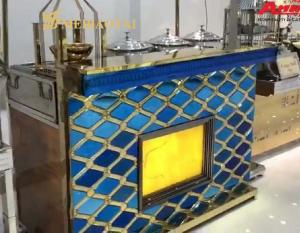 China Rhombus Embossed Stainless Steel Panels For Decorating Kitchen Cabinets factory