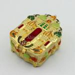 Castle Desgin Wedding Decoration Metal Gift Box for Jewelry Wholesale