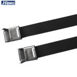 SS201 Metal Detectable Wire Ties , 16 Inch Stainless Steel Exhaust Ties