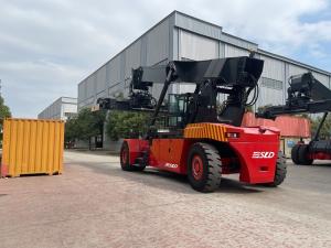 China New Container Reach Stacker With Service Weight 71400 Kgs Unload factory
