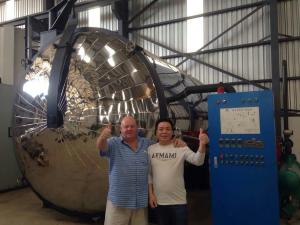China Round Shape Vacuum Drying Equipment For Oil Type Power Transformer factory