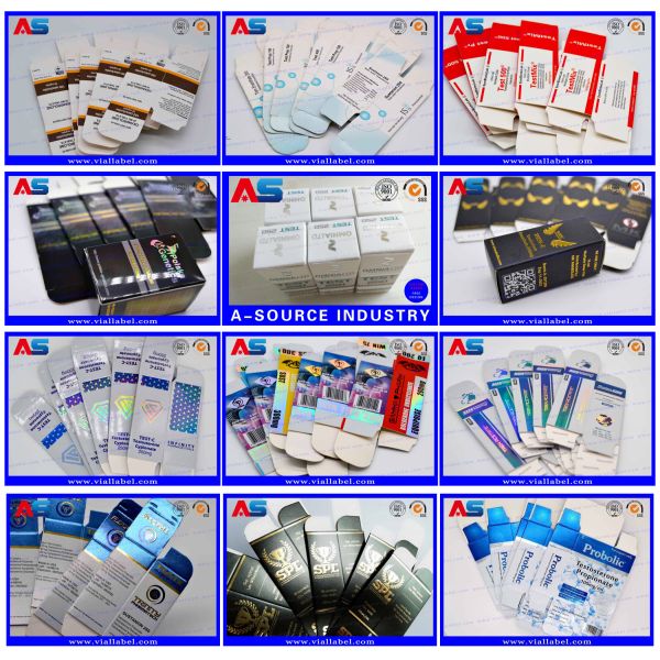 10ml Peptide Adhesive Bottle Labels ROHS Certified With Lids And Boxes custom labels and stickers for glass bottle