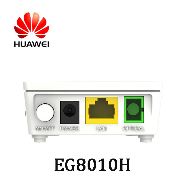 White Huawei EchoLife ONT EG8010H GPON Terminal 1 GE Port CE Certification