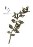 Plastic Rose Coffin Ornaments , Coffin Fittings For Coffin Lid Decoration PF13