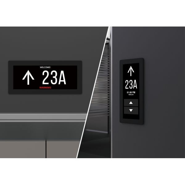 Integrated COP Elevator LCD Display DC24V With Capacitive Touch