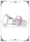 Pink Clear Blue Glass Bowl Accessories Water Pipe 14.4MM 18.8MM Joint Accessory