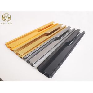 China Matte Black Kitchen Furniture Handles Brass Wardrobe Aluminum Pull Handle on sale