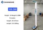 Accurate Body Weight And Height Scale For Hospitals / Clinics Customized Color