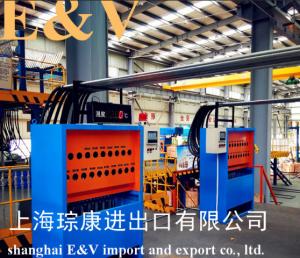 China 250KW 35×4 mm Copper Tube Upward Casting Machine 3000mt 150 mm/min factory