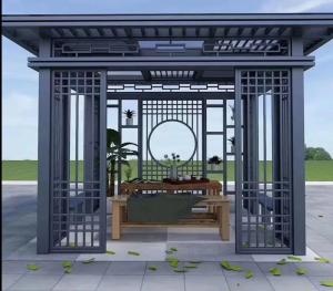 China Adjustable Hardtop Patio Aluminum Pergola for Outdoor Deck Garden Yard factory