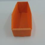Die Cut Collapsible Corrugated Plastic Boxes For Flange Storage