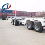 40 tons Max Payload Double Axle Skeleton Container Trailer for 20ft Shipping