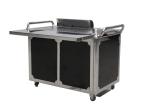GREENARK Black Mobile Teppanyaki Grill Table - Electric Element Heating