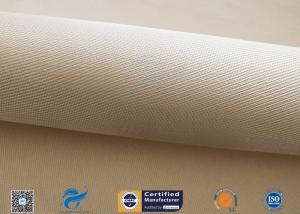 China 900℃ Highly Heat Resistant Silica Fabric 0.7mm Brown High Silica Cloth Satin Weave on sale