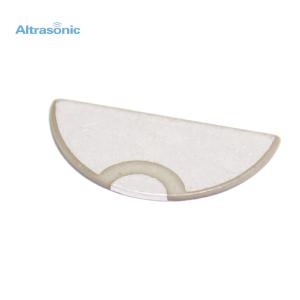 China Semicircle Ultrasonic Transducer Ceramic Sheet Disk For Fetal Doppler Monitor factory