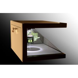 3D Holographic Pyramid Projection Display 270 Degree Advertising Player