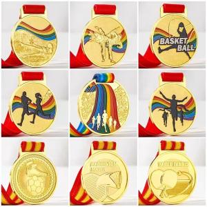 China wholesale custom metal medal promotional sports medal factory