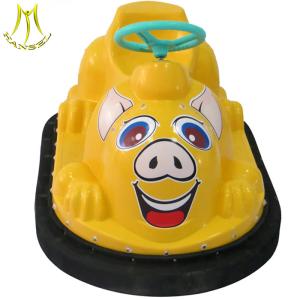 China Hansel amusement indoor plastic battery mini bumper car for kids factory