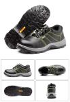 Industrial Construction Safety Shoes Black Leather Shoes For Men