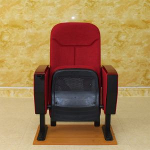 Foldable Stackable Red Cinema Hall Chairs With High Density Molded Foam