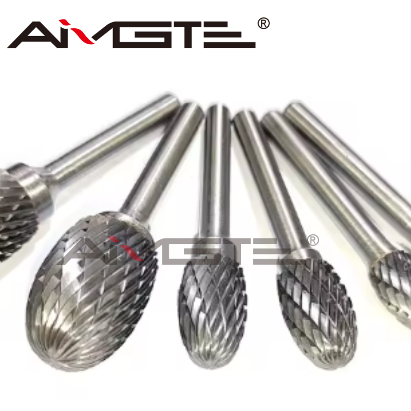 Tungsten Carbide Rotary Burrs with 6.35mm 1/8 and 1/4 Inch Shank for Precision