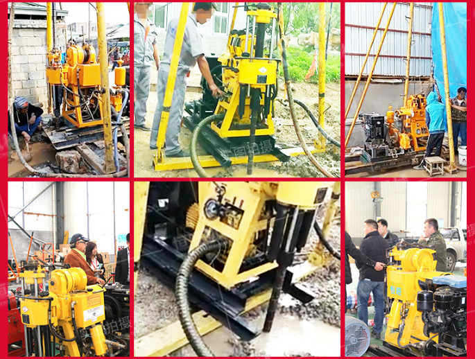 380v/220 Power Supply Borehole Drilling Machine With PDC bit or Tricone Bit