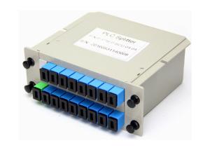 China SC UPC 1x16 Splitter Box For Fiber Optic Cable, cassette plc fiber optic splitter factory